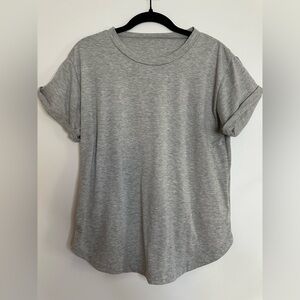 SHEIN Heather Gray Short Sleeve Tee (L)
